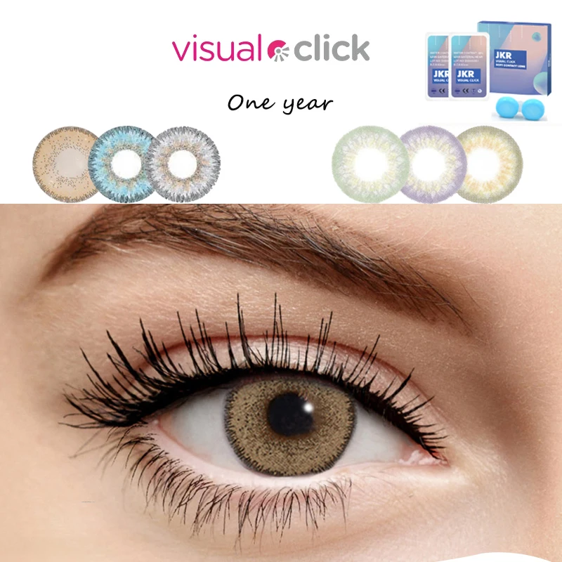 VisualClick Colored Natural Colored Eye Lenses Contact Lenses Color Con Lenses Eye Color Contact Lenses for Eyes Colored Lenses