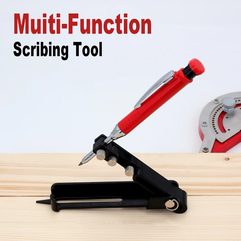 

Многофункциональный набор инструментов для разметки - строительный карандаш для самостоятельной обработки дерева, карандаш для глубоких отверстий, инструмент для разметки линий.