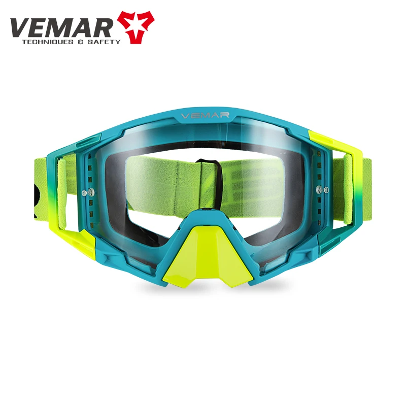 Motorcycle Safety Eyewear with Ventilation - Dual-Purpose Off-Road & Ski Goggles Women Men's Moto Sports Helmet Goggles