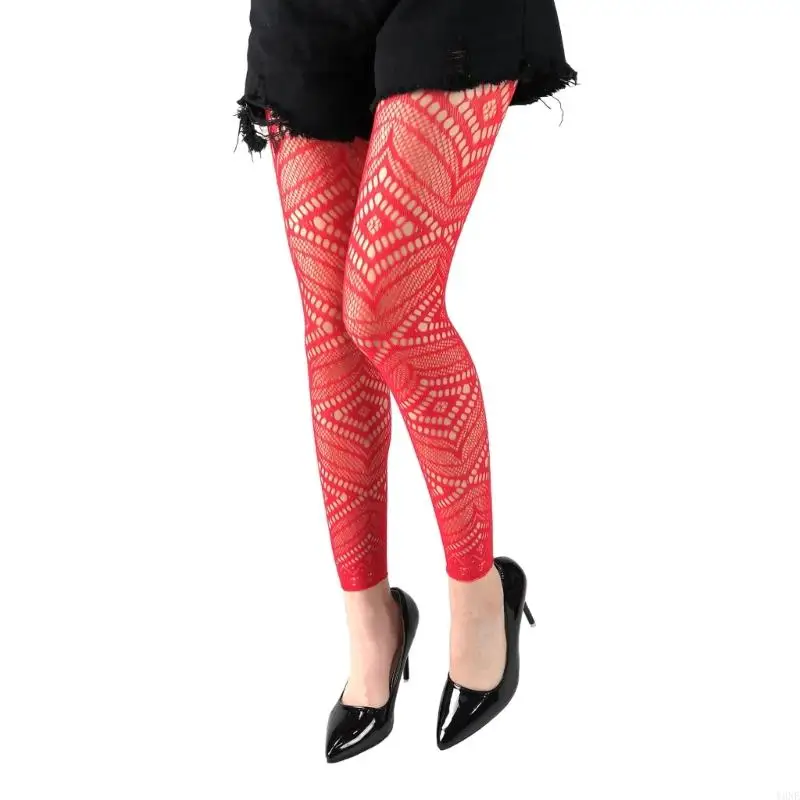 Y3NE Frauen Sexy Strumpfhosen mit Hoher Taille Gemusterte Netzstrümpfe Strumpfhosen Leggings Dessous Hosen Netzstrumpfhosen ohne