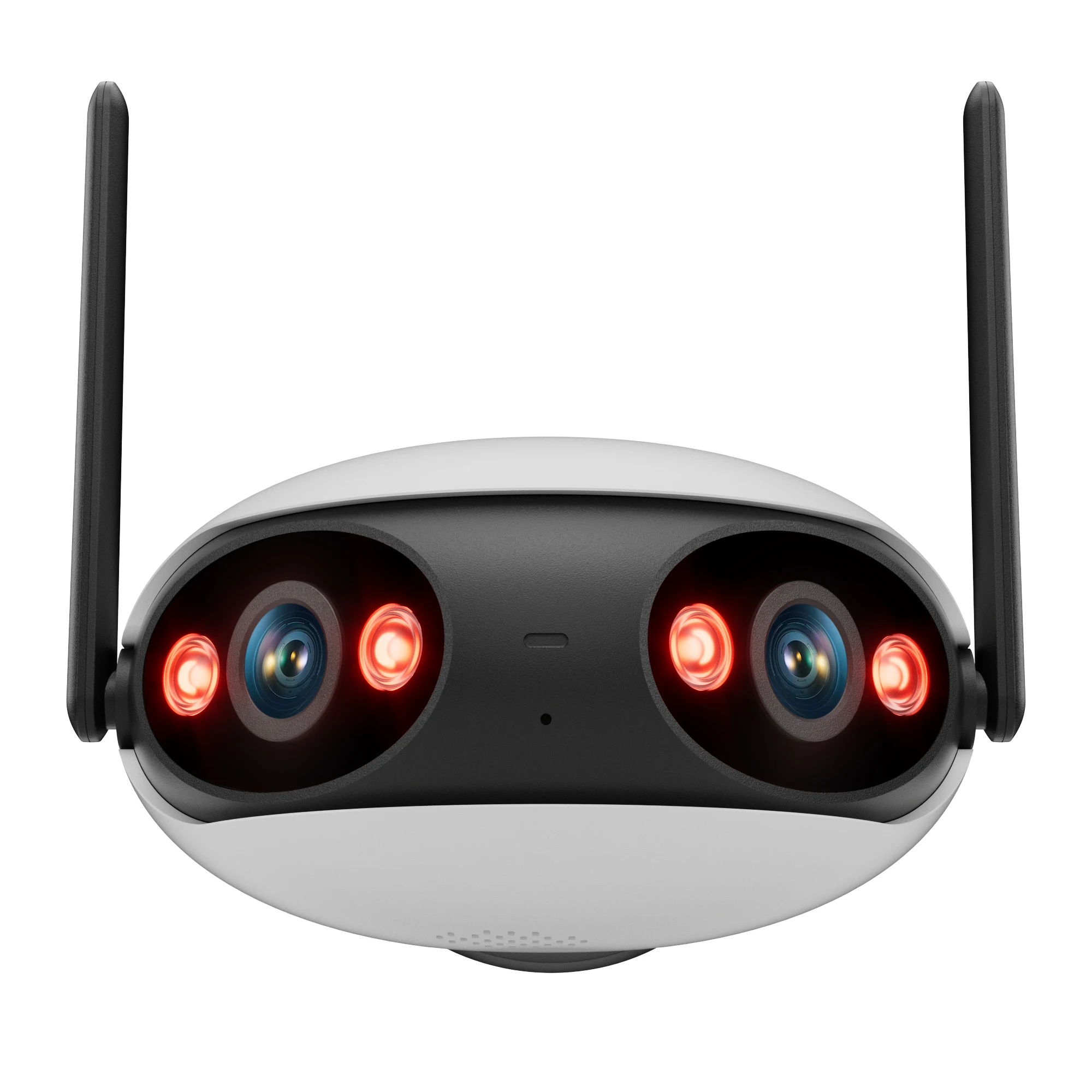 4MP 2K HD 180Degree iCsee APP Dual Lens IP Dome Camera AI Humanoid Detection Full Color Home Security CCTV Baby Monitor