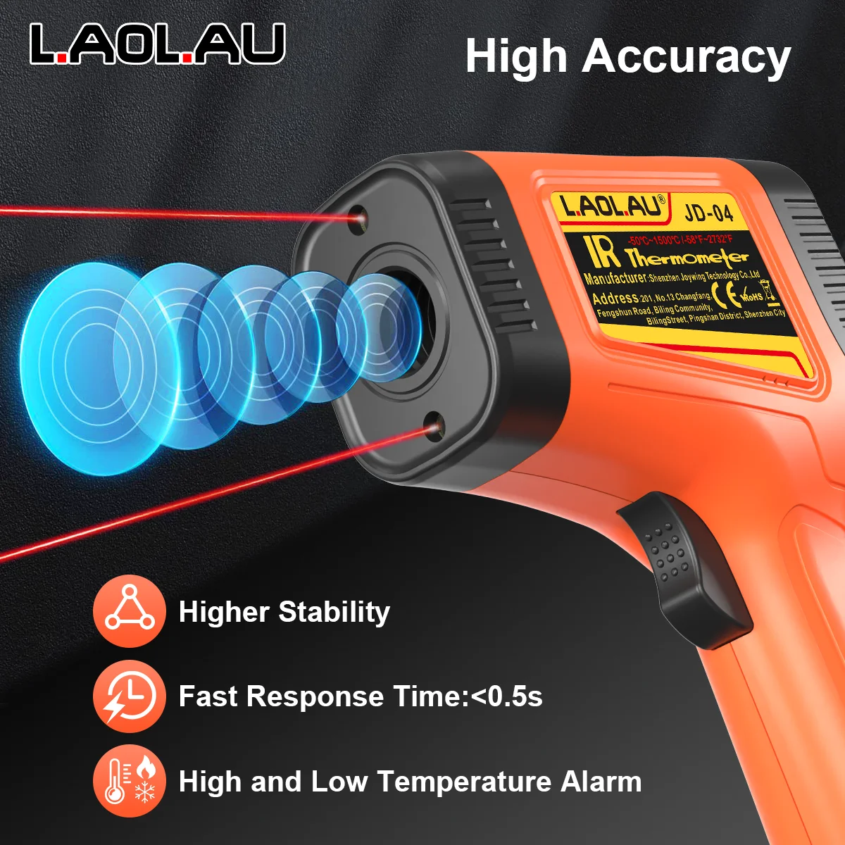LAOLAU JD-04 Industrial Infrar - Industrial Laser Blaster 评论和价格