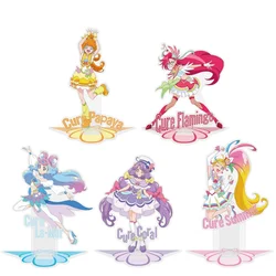 Fans Gifts Popular Anime Game Precure Pretty Cure La Mer Double insertion Acrylic Stand HD Figure Model Accessories About 15cm