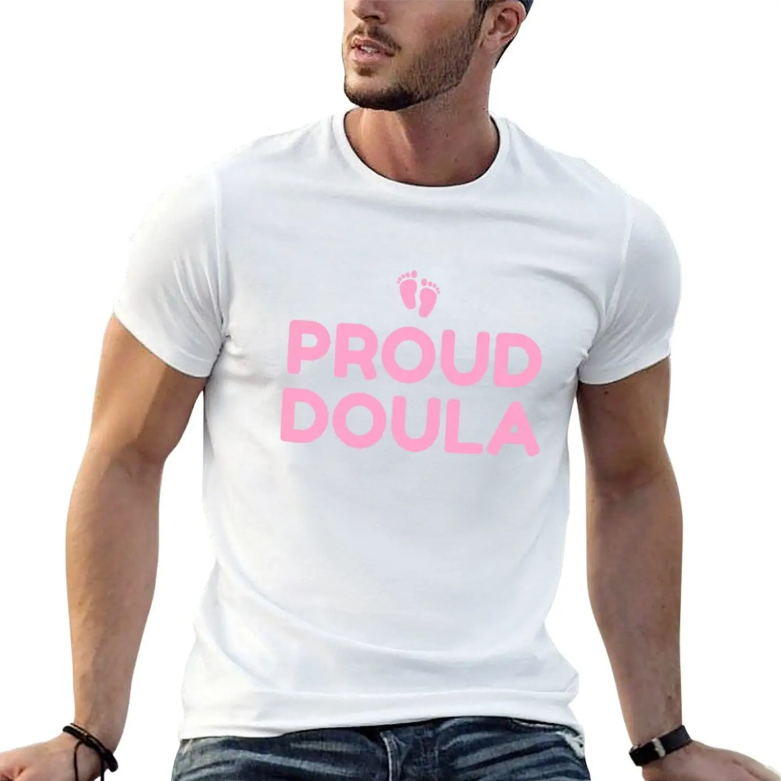 

Proud doula T-Shirt t shirt for man 100 percent cotton men t shirt cotton 100% T-Shirt