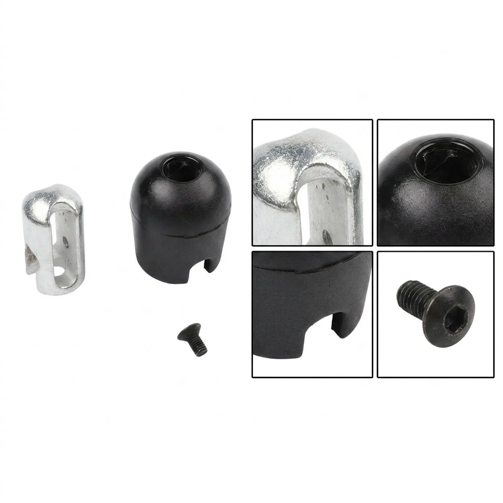 Steel Core Cable Stopper with Rubber Limiting Cap for 5mm Gym Machine Cables Used in Home and Professional Gyms