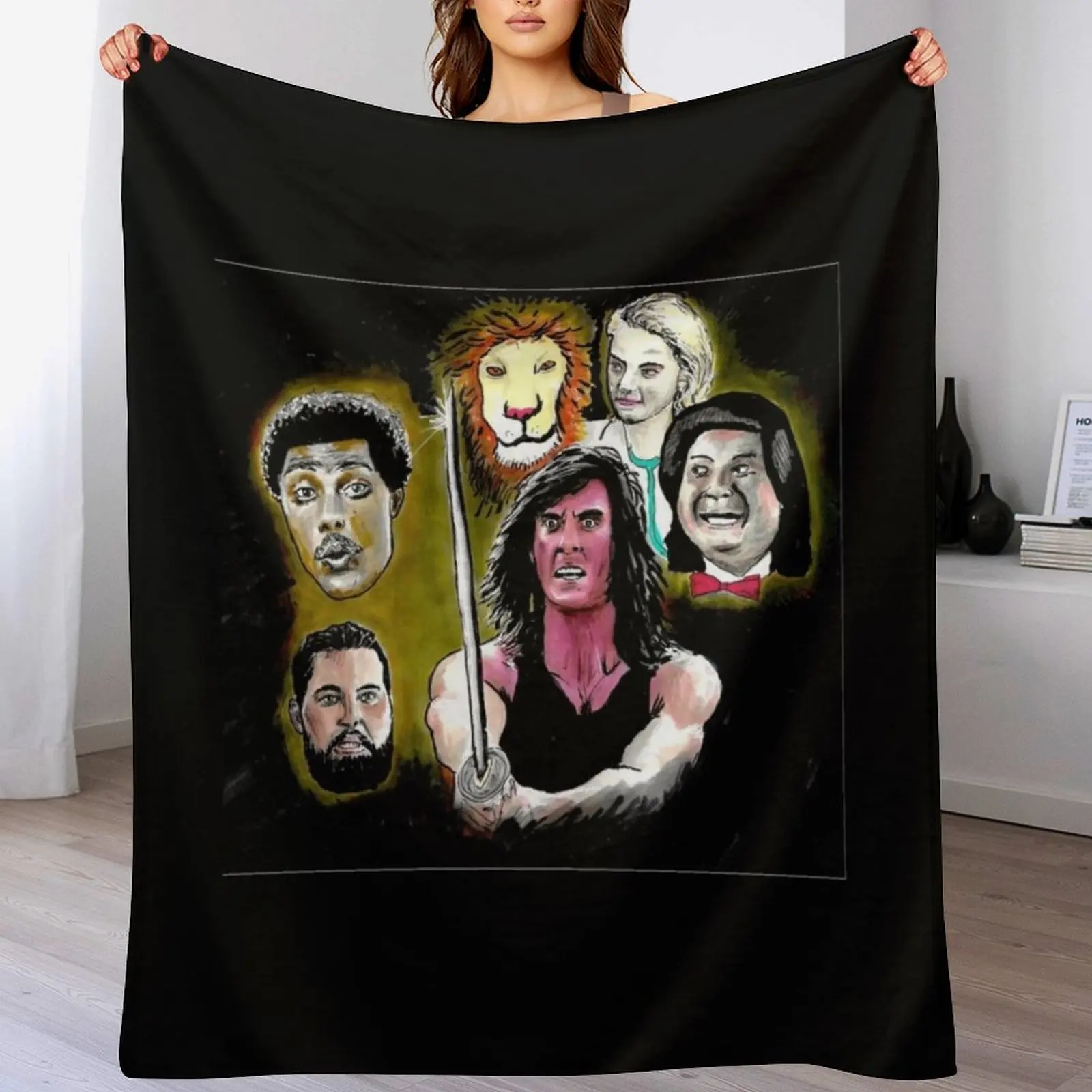 

Samurai-Cop Throw Blanket for babies Flannel Fashion Sofas Baby Blankets
