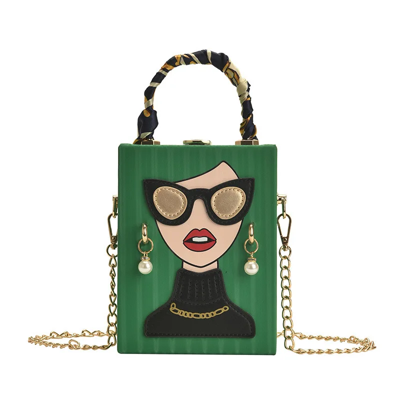 1pcs PU Hard Shell Evening Bag Proper Secure Clasp Lock Fit Afternoon Tea Mall Visits Simple Stain Wipe Maintenance