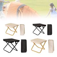 Camping Stool Portable Chair Mini Folding Stool Foot Stool Small Folding Chair Fishing Stool for Fishing BBQ Patio Traveling