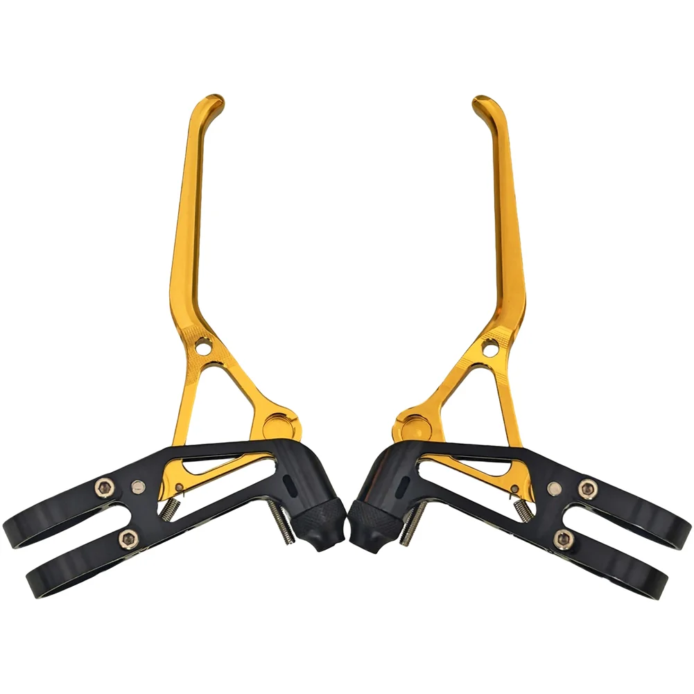 C-brake Lever Folding Bike Lever Commuting Fits V C Disc Brakes Lightweight Aluminum Alloy Adjustable Lever Reach