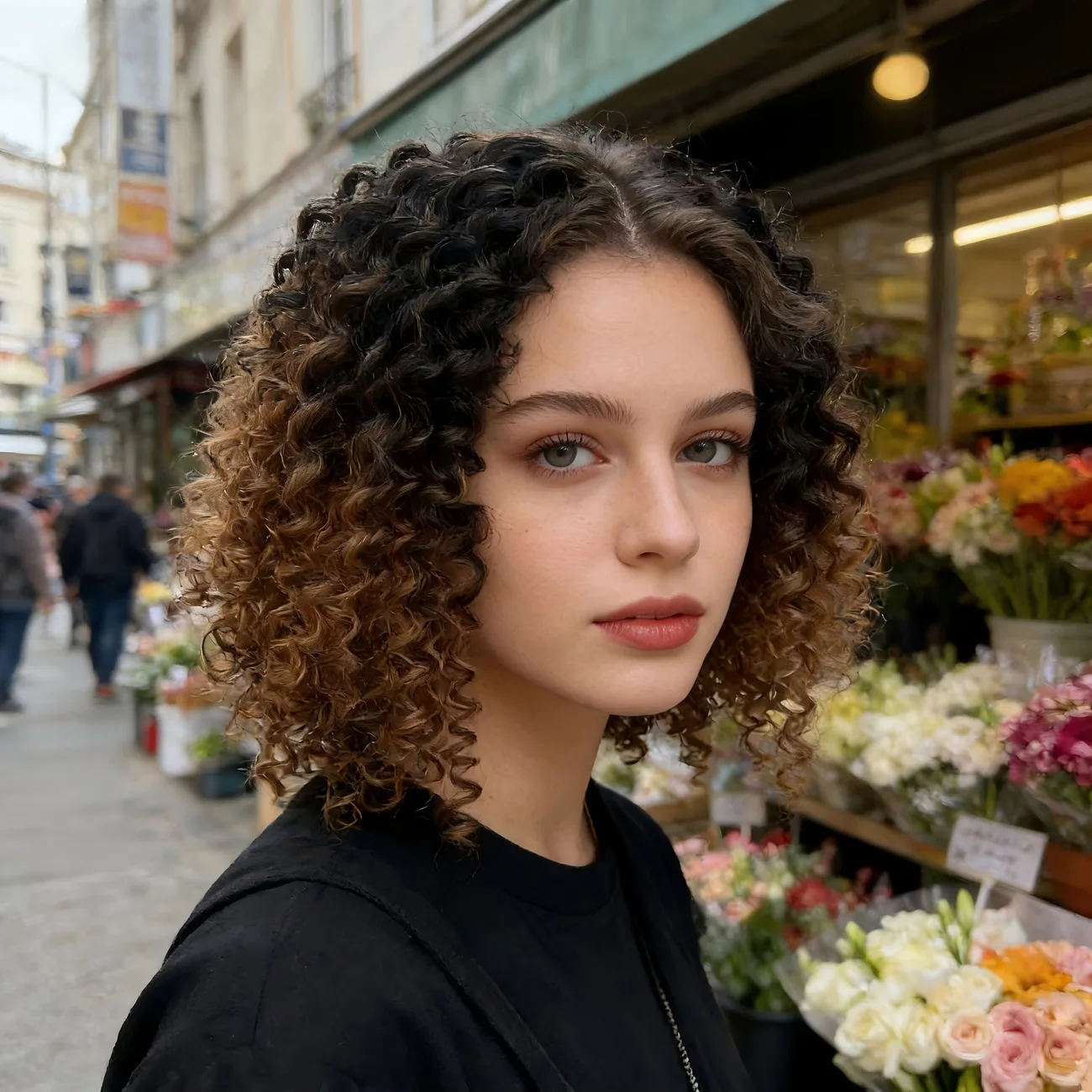 Synthetic Women's Short Curly Hair Wigs with Rod Curling Technique, Small Curls, Fake Front Lace, Synthetic Full Headpiece