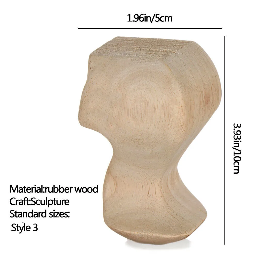 Multi Styles Accessories European Style Cabinet Seat Feets Home Decor Vintage Wood Carved Furniture Foot Legs
