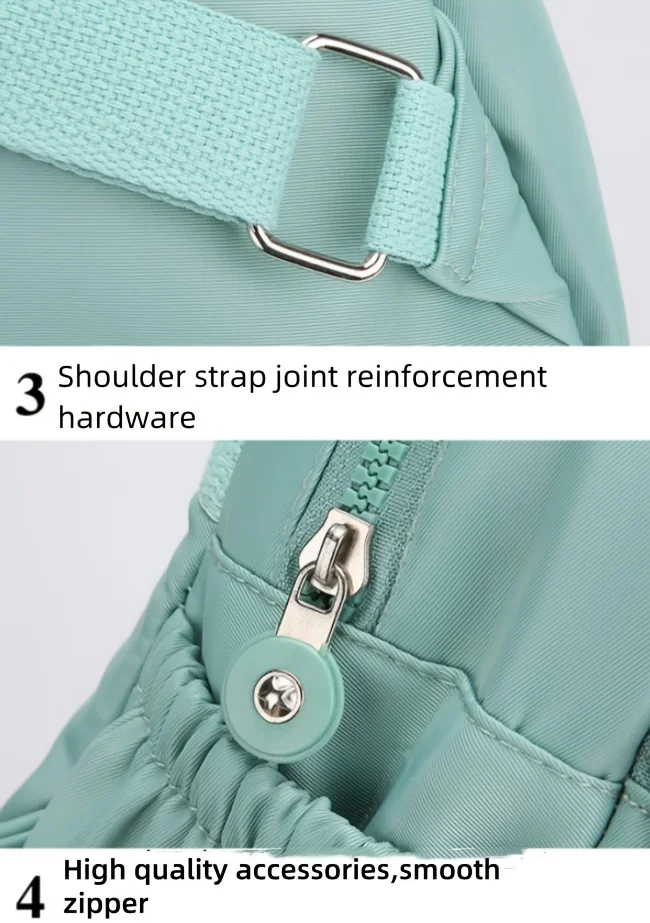 Stylish Travel Casual Oxford Backpack Multi Pocket Durable Shoulder Bags Versatile Practical Student Backpacks for Work Outings