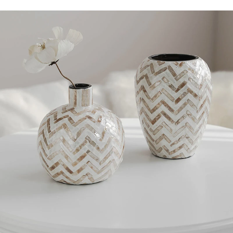 

Patch Vase Desktop Decorative Ceramic Flower Arrangement Dried Floral Vases Pot Home Decoration