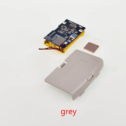 Imagen 2 del producto Módulo de batería recargable de iones de litio USB-C de 1800mAH para Game Boy Advance para resaltar GBA con puerto de carga tipo C cubierta de batería