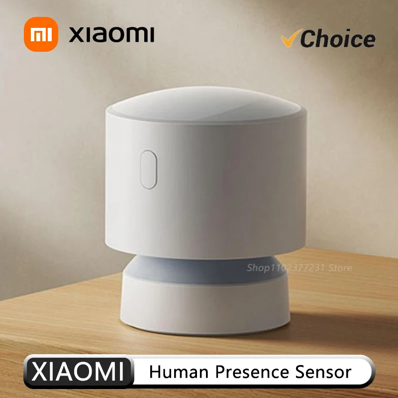 Original Xiaomi Human Presence Sensor mmWave Radar Bluetooth Ambient Light Detection Magnetic Mount Mi Home App Hub Required CN
