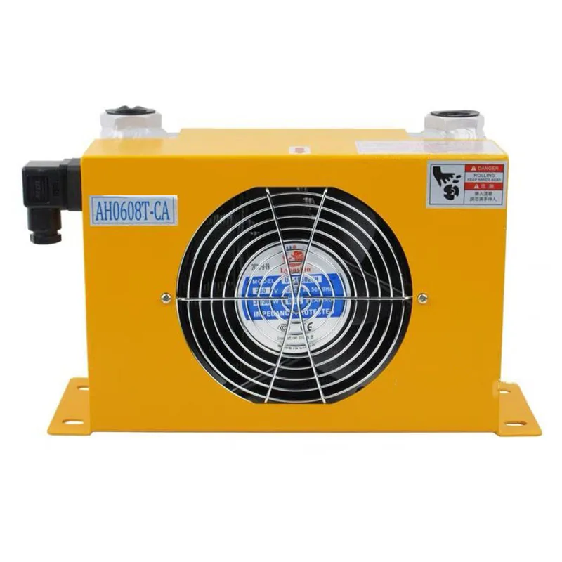 

AH0608T-CA 60L/min Hydraulic Air Cooler Hot Selling Hardware Tools Fan Air Cooling Oil Cooler 110v/220v/24v Fuel tank cooling