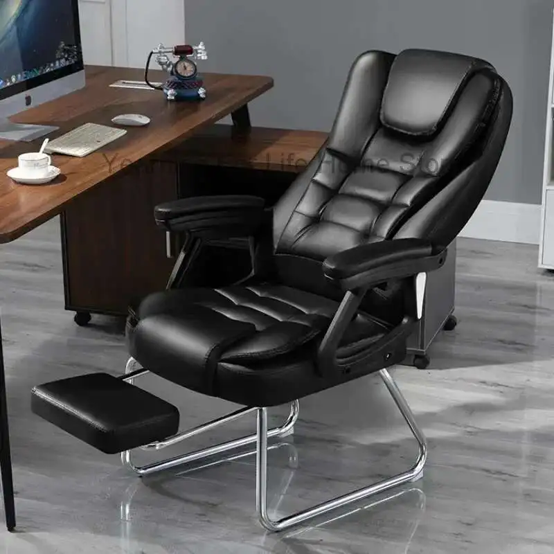 

Home Computer Office Chair Comfortable Ergonomic Boss Recliner Office Chair Work Arm Silla Oficina Living Room Furnitures QF50BG