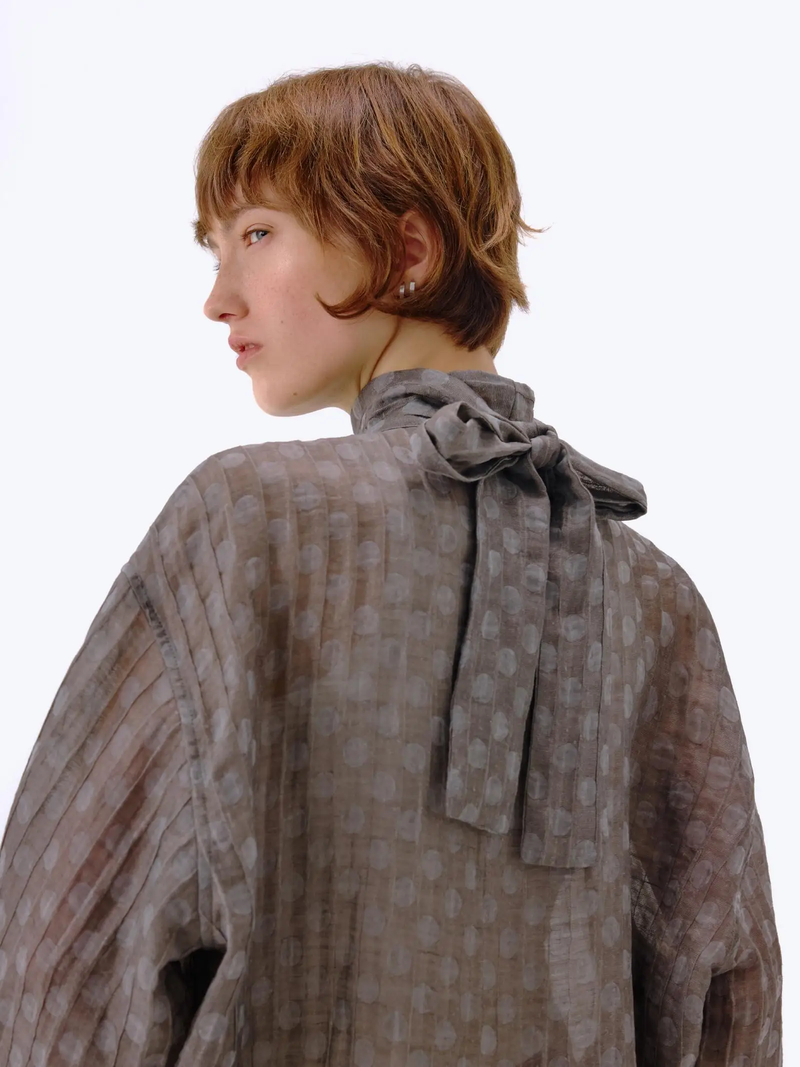 TearOcean 여성용 투웨이 린넨 셔츠 루즈핏 통기성 좋은 봄철 편안한 긴팔 라운드넥