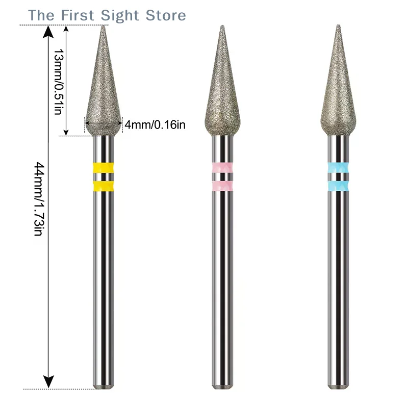 Sharp Cone Cuticle Clean Nail Drill Bit Professional Carbide Bit For Gel Polish Removal Durable Manicure Tools Nail Techs