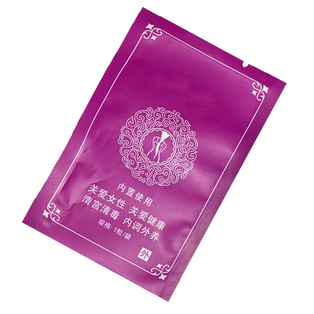 

10pcs Uterus Cleaning Pill Woman Uterus Care Capsules Natural Vaginal Insert With Cotton Thread For Female Hygiene 2-3 Days Use