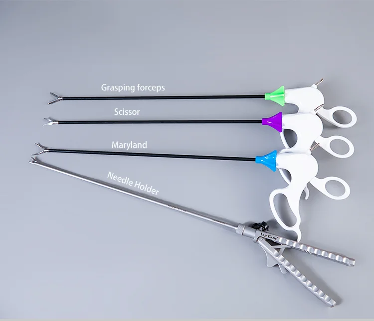 Instrumentos de entrenamiento de simulación de cirugía laparoscópica desechables, fórceps bipolares de electrocoagulación, simulador de laparoscopia