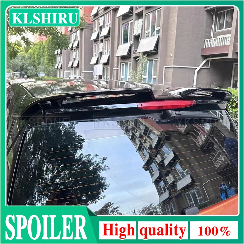 For Merced-Benz Smart Fortwo Fourfour 453 Spoiler ABS Plastic Unpainted Primer Color Rear Trunk Boot Wing Spoiler