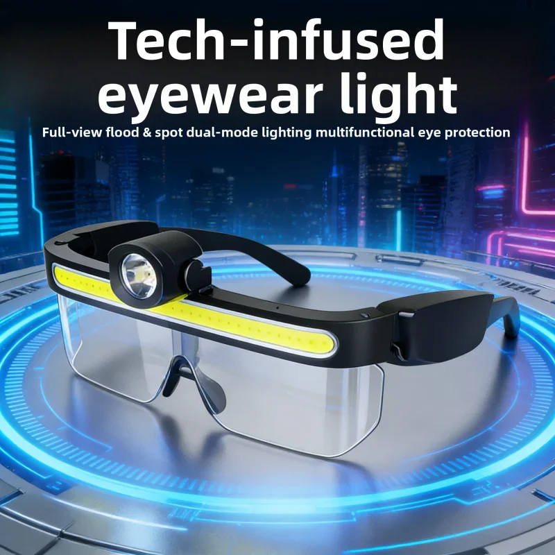

New LED Headlamp with Lens - Outdoor Hiking Camping Inductive Headlamp for Cycling and Fishing Illumination