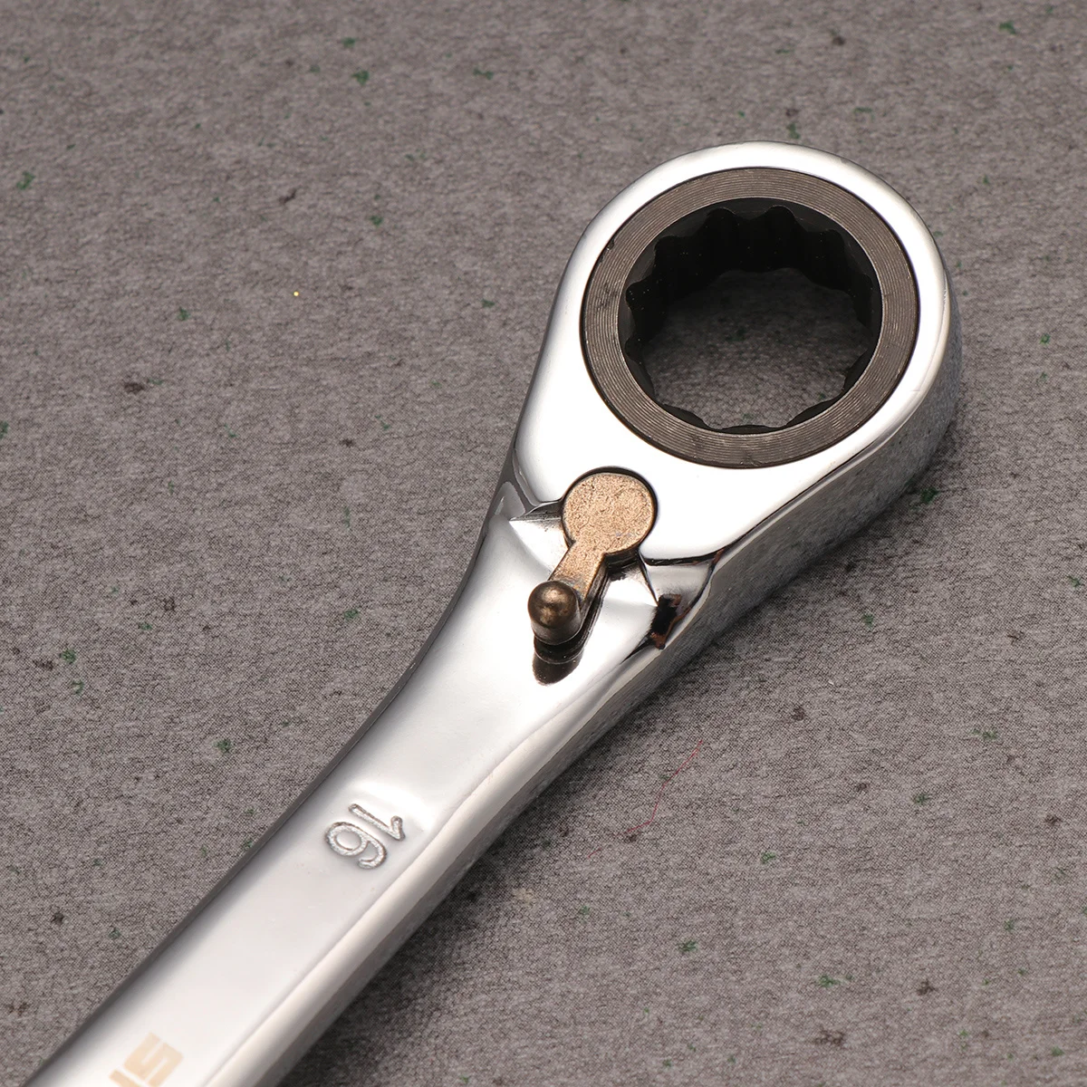 16Mm Reversible Ratchet Wrench Tough Steel Construction No More Tool Switching Saves Time in Tight Spots Wrench Spanner Tool #5