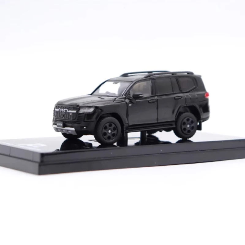 Diecast Original 1:64 Scale Toyota Land Cruiser LC300 70th Anniversary Simulation Alloy Car Model Display Collectible Toy Gift