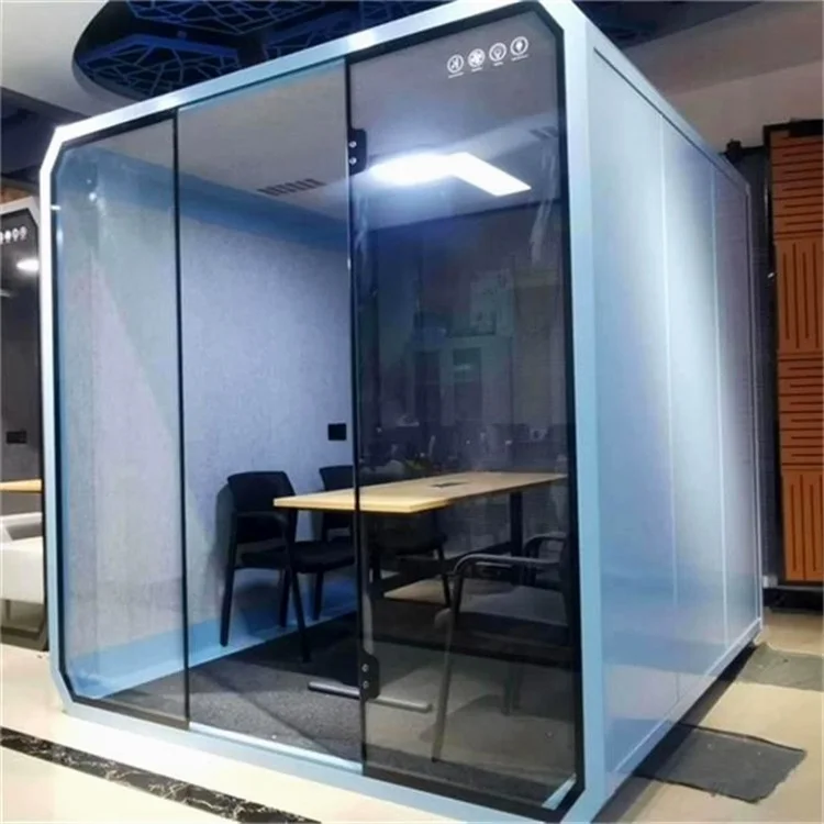 Office Meeting Pod Soundproof Telephone Booth Pods Sound Office Soundproof Cabin