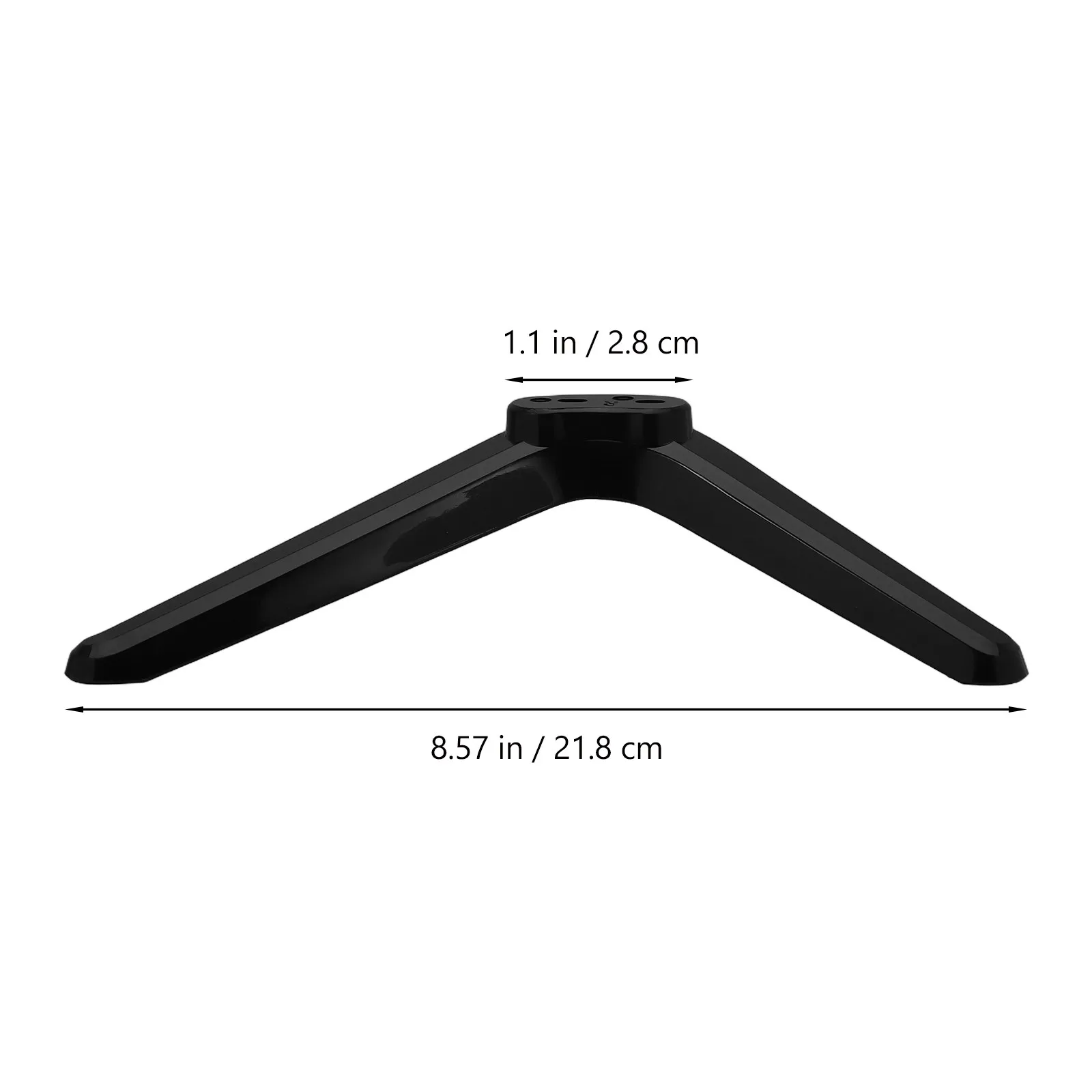 1Pair Adjustable TV Base Stand Legs for Flat Screen Televisions 32 to 50 Inches Easy Install Modern Design Tabletop TV Support