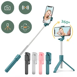 Wireless Bluetooth Foldable Convenient photo Tripod Selfie Stick Tripod Remote Control for Xiaomi Huawei iphone IOS Android