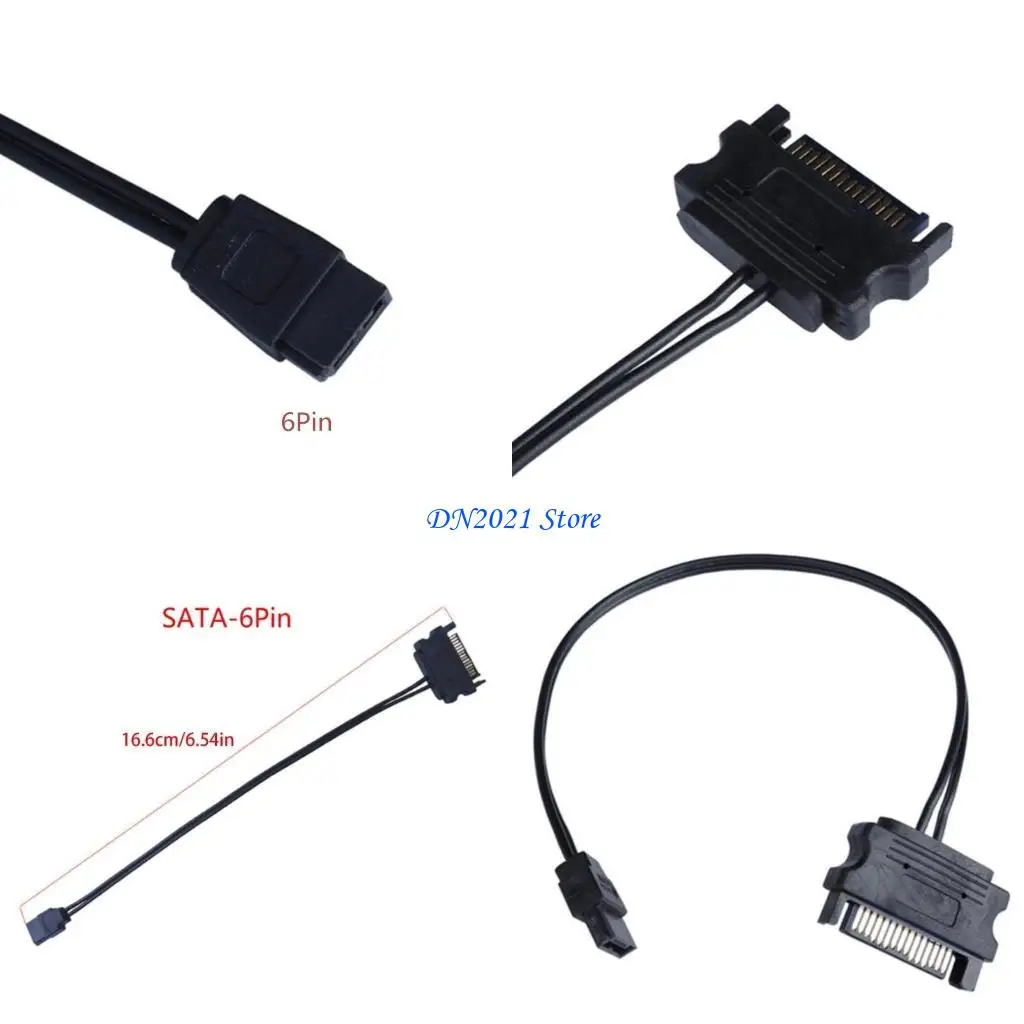 f3ke-Кабель-адаптера-питания-15-контактный-штекер-к-6-контактному-тонкому-адаптеру-питания