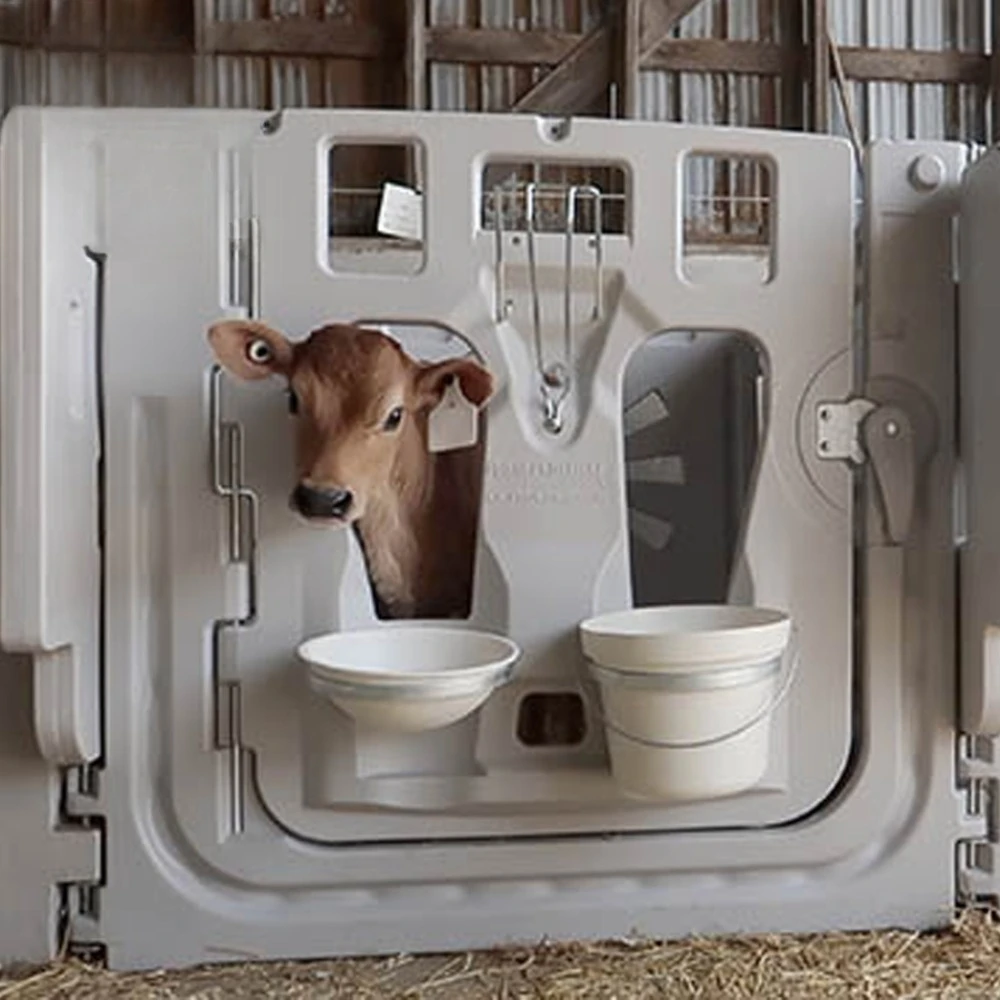 

Durable LLDPE Food Grade White Plastic Calf Fence Corral Feeding Equipment