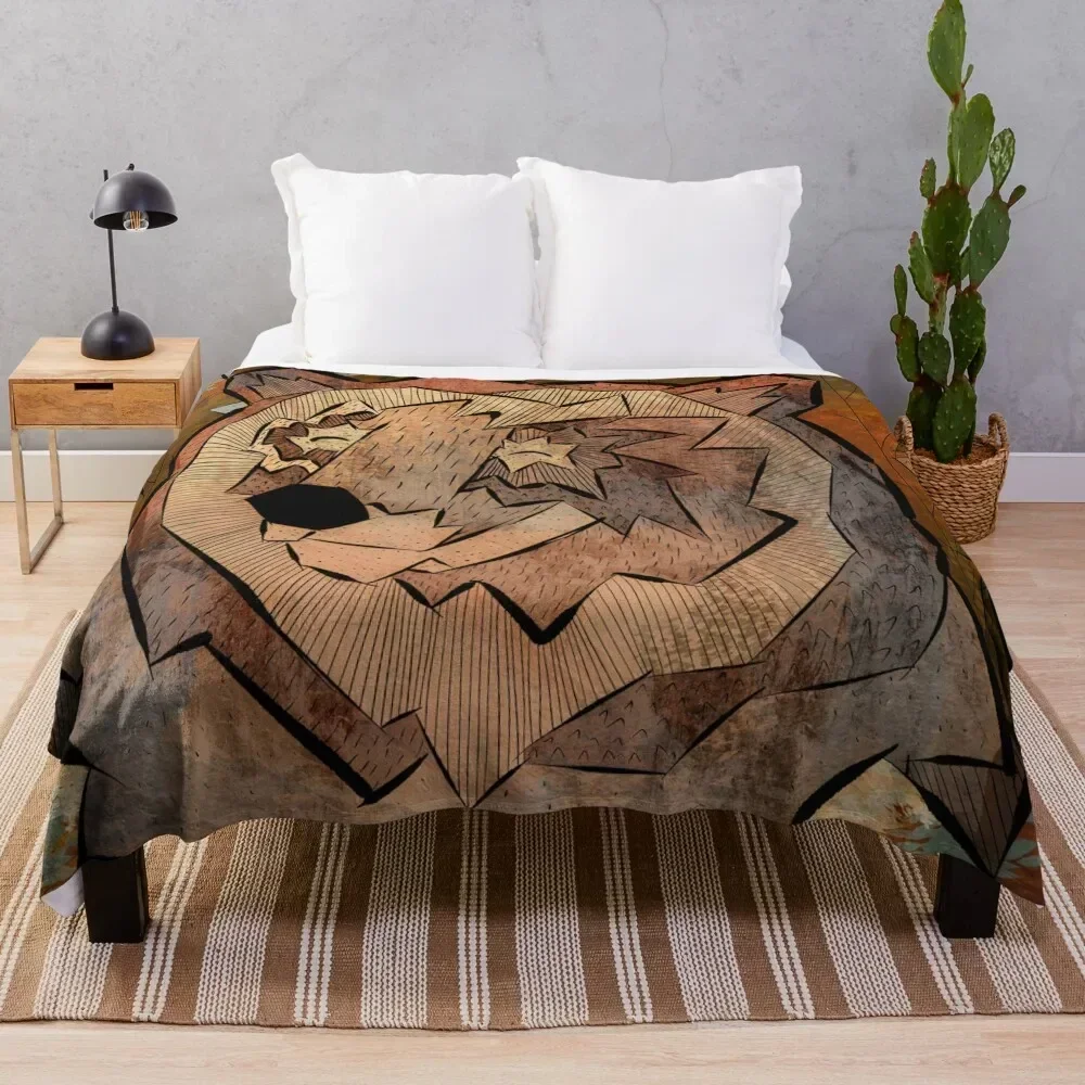 

The brown forest bear Throw Blanket Decorative Sofa Blankets Sofas Of Decoration Blankets For Sofas Blankets