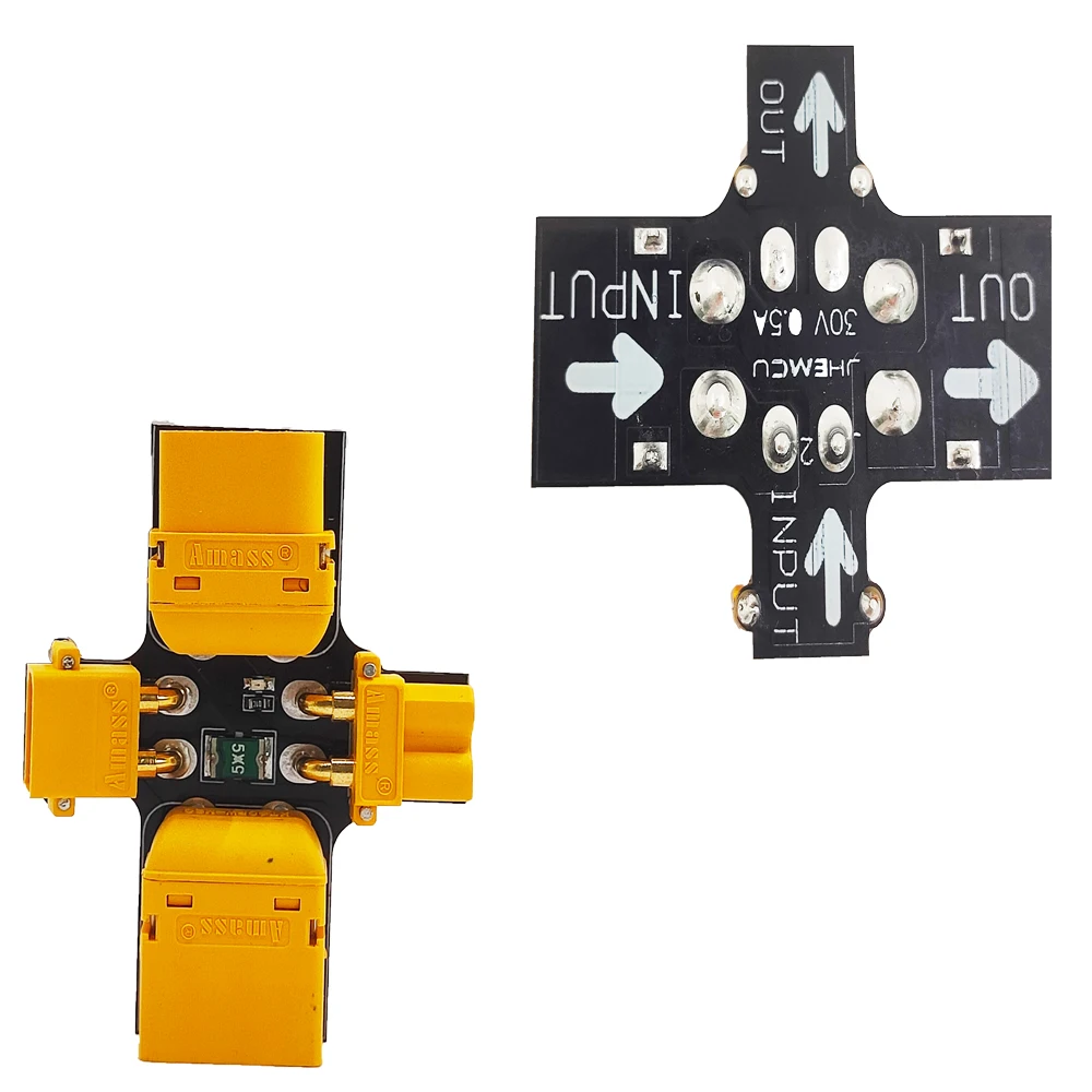 

JHEMCU Amass Smoke Stopper 1-6S 30V XT30 XT60 Fuse Installation Test Safety Plug Short-circuit Protection for RC FPV Drone
