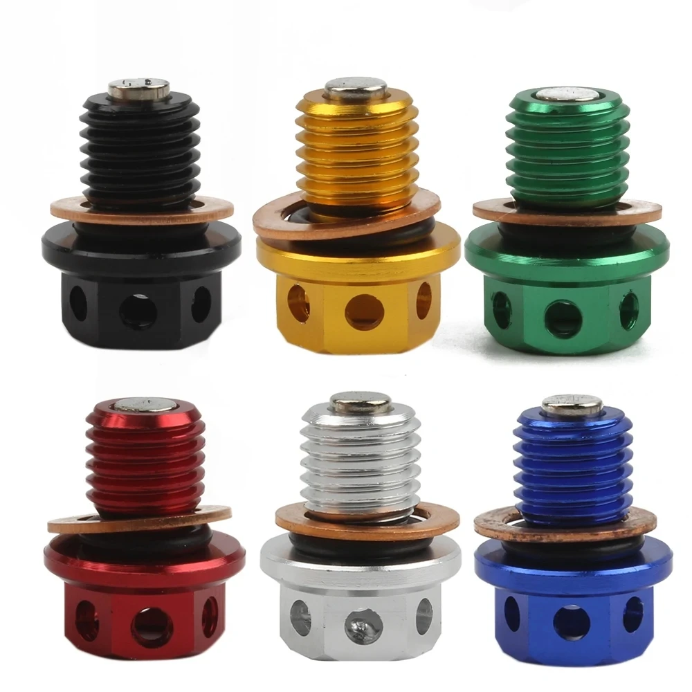 For Yamaha YZF-R3 YZF-R25 MT-03 MT-25 YZ250 YZ250X XT250X WR250R WR250X Serow 250 M12xP1.5 Magnetic Oil Drain Plug Bolt Screw