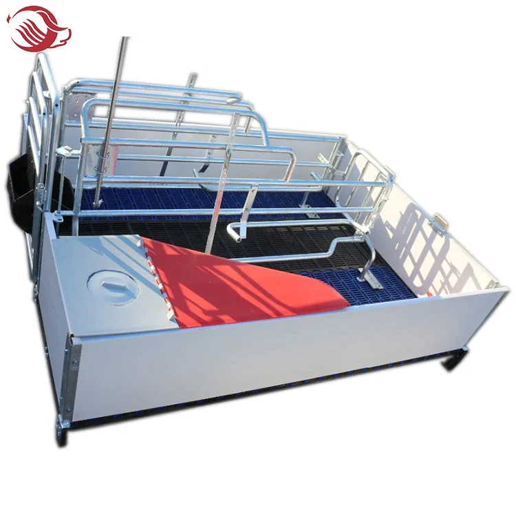 Pig farm equipment pig pen European style farrowing crate Hot dip galvanizing farrowing stall