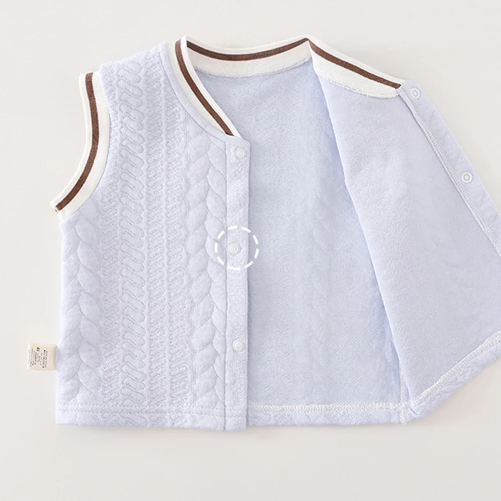 Baby Vest Autumn Winter Warm Cute Newborn Clothes Unisex Baby Outerwear Waistcoat For Boys Girls