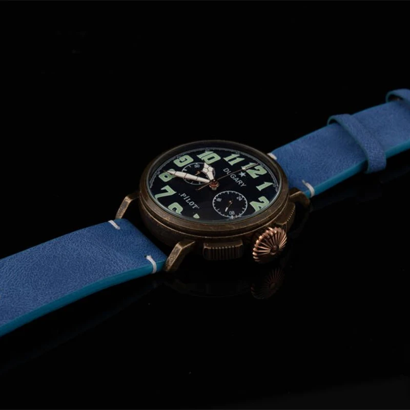 Reloj de cuarzo de piloto DUGARY, reloj de pulsera deportivo militar único con cronógrafo de aviación de China y zafiro a la moda para hombre, reloj