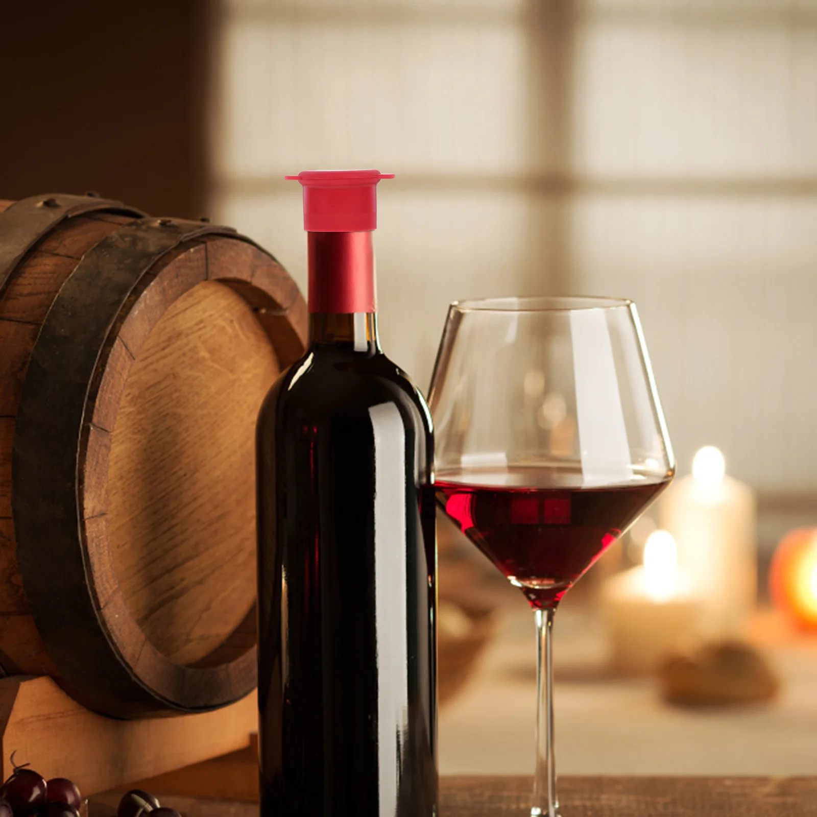 

Silicone Wine Reusable Cap Sealing Beer Can Cover Colored Fresh Keeping Liquor Sealer Stopper Whiskey Plug Sealed