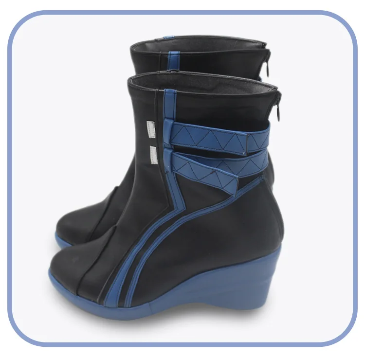 Luna neve cosplay sapatos rivals fantasia botas para meninas mulheres adulto halloween carnaval festa sapatos