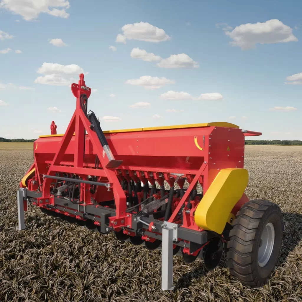 【Hot】24 Rows Heavy Duty Tractor Corn Sorghum Drill Wheat Seeder Planter with Gearbox High Productivity No-Till