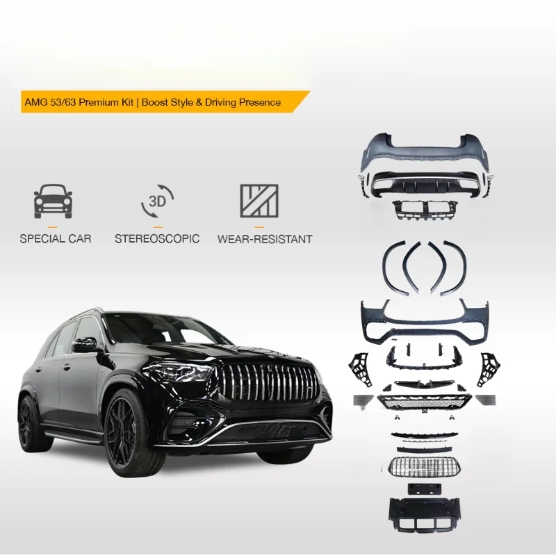 High Quality Luxury Upgrade Conversion Body Kit Front Rear Bumper Grille Lip Spoiler For Luxury Vehicle
