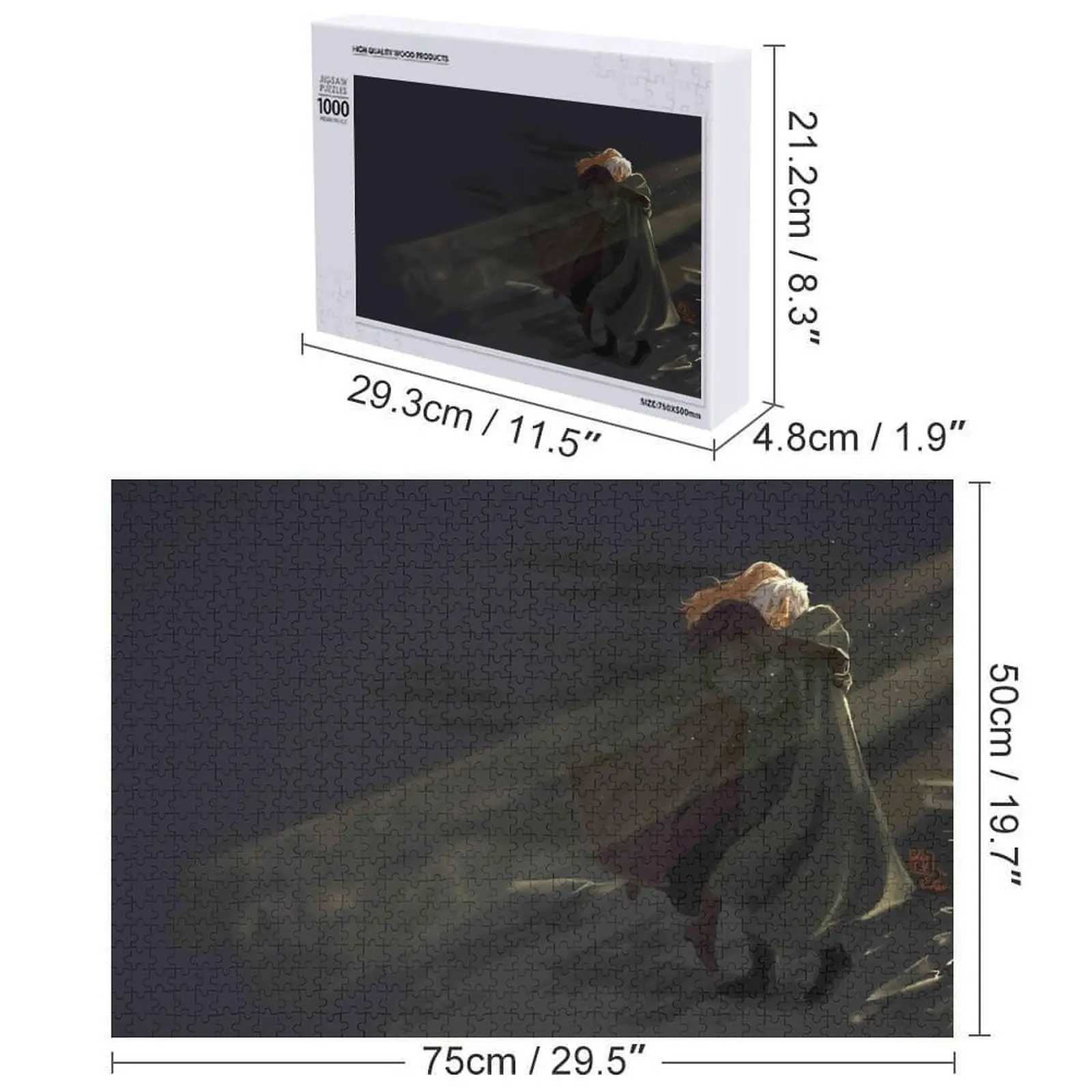 Rowan & Aelin: Reunión Jigsaw Puzzle Nombre personalizado Personalizado con foto Puzzle