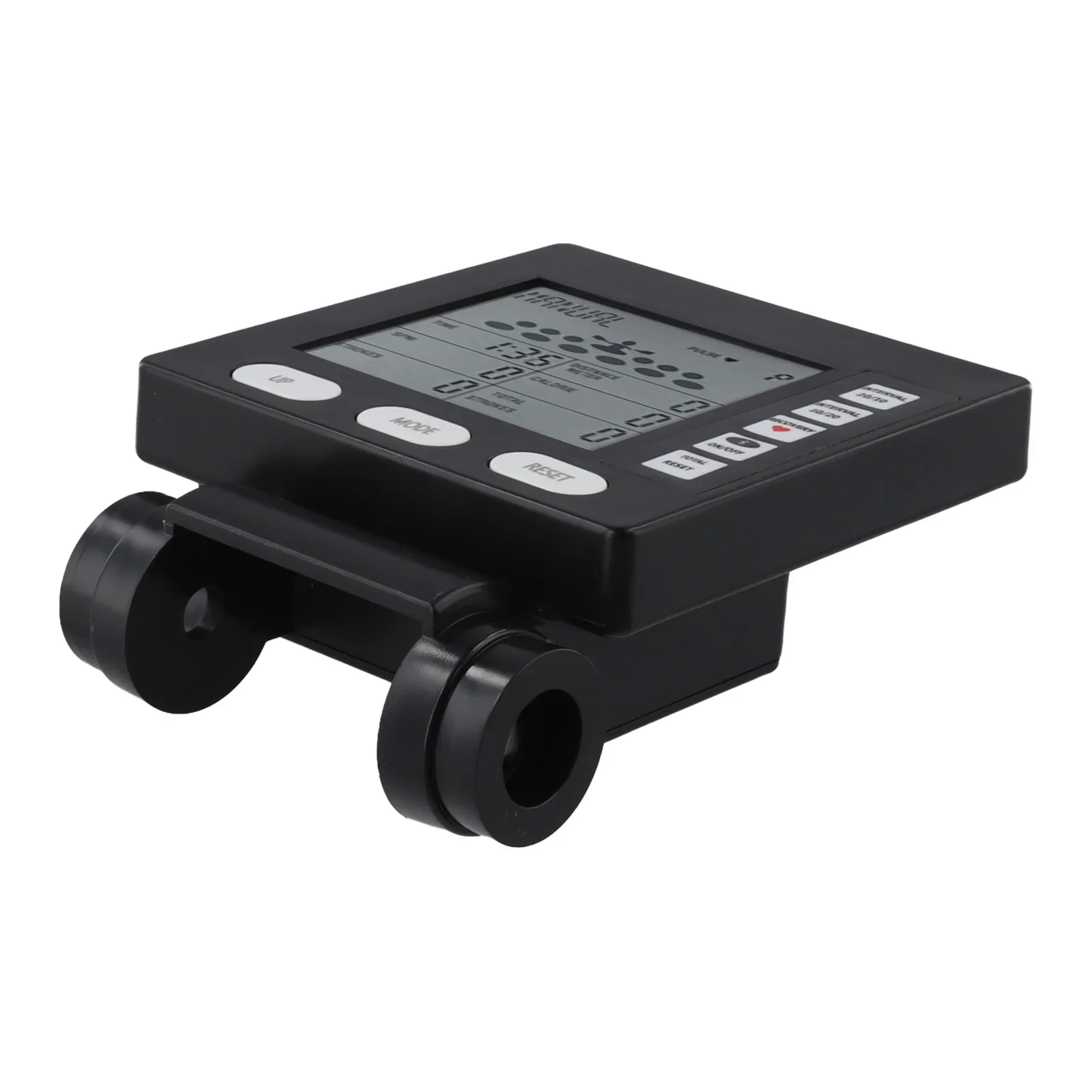 LCD Display Counter Rowing Machine Counter Fitness Training Wind Resistance Compatible Calorie Tracking Features
