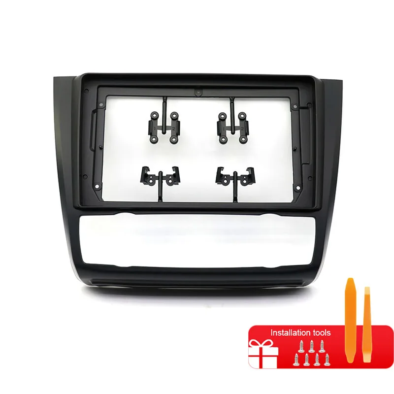 

Dashboard Panel Trim Frame Kit with CANBUS Wiring for BMW 1 Series E81 E82 E87 E88 Radio Installation