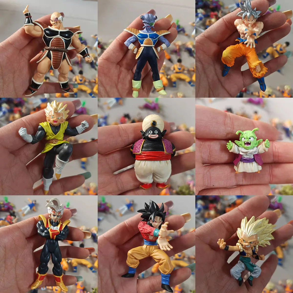 BANDAI figurka postaci z Dragon Ball japoński wersja prawdziwej HG Gachga Naba Vegetajv bez podstawy Model specjalny zabawki