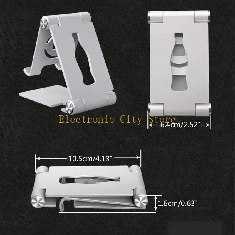 Smartphone Dock Mount Universal Tablep Tablel Phone / Tablet Poldable Cradle Holder Hu8d