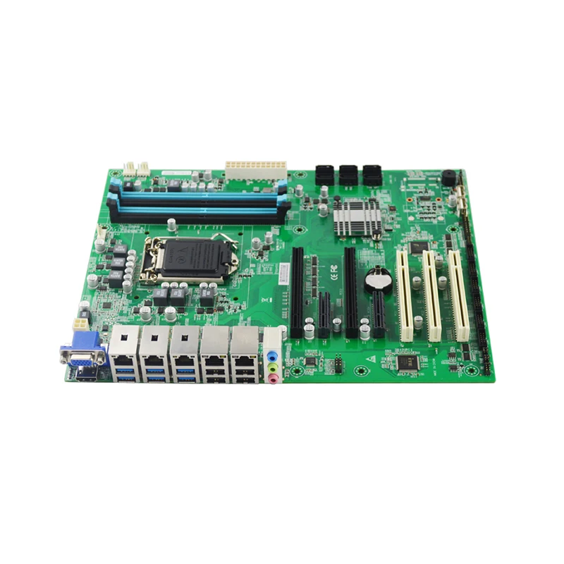 

New ATX motherboard EAMB-1585 CPU LGA1151 DDR4 64GB Memory Optional 2LAN/5LAN computer server Motherboard Industrial Motherboard